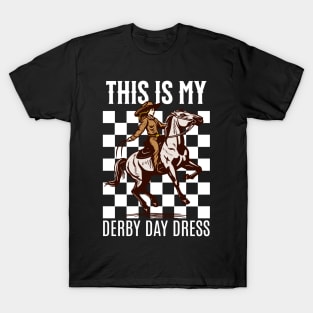 This Is My Derby Day Dress Horse Racing Lover Day For Women T-Shirt